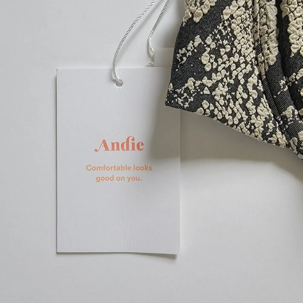 Andie Swim‎ Women's Size Small The Sicily Top Snakeskin Pattern NWT